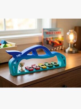 Race Car table Display Storage Rack or wall hanging!